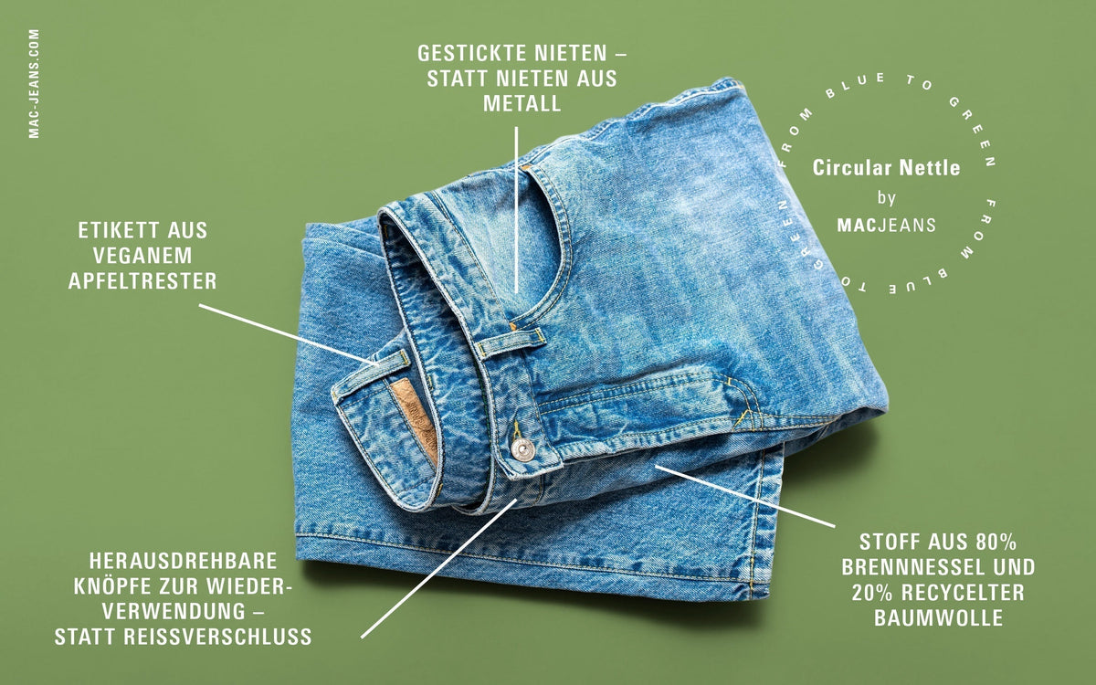 MAC gewinnt den Deutschen Nachhaltigkeitspreis 2026 – Auszeichnung für Jeans aus Brennnesselfasern