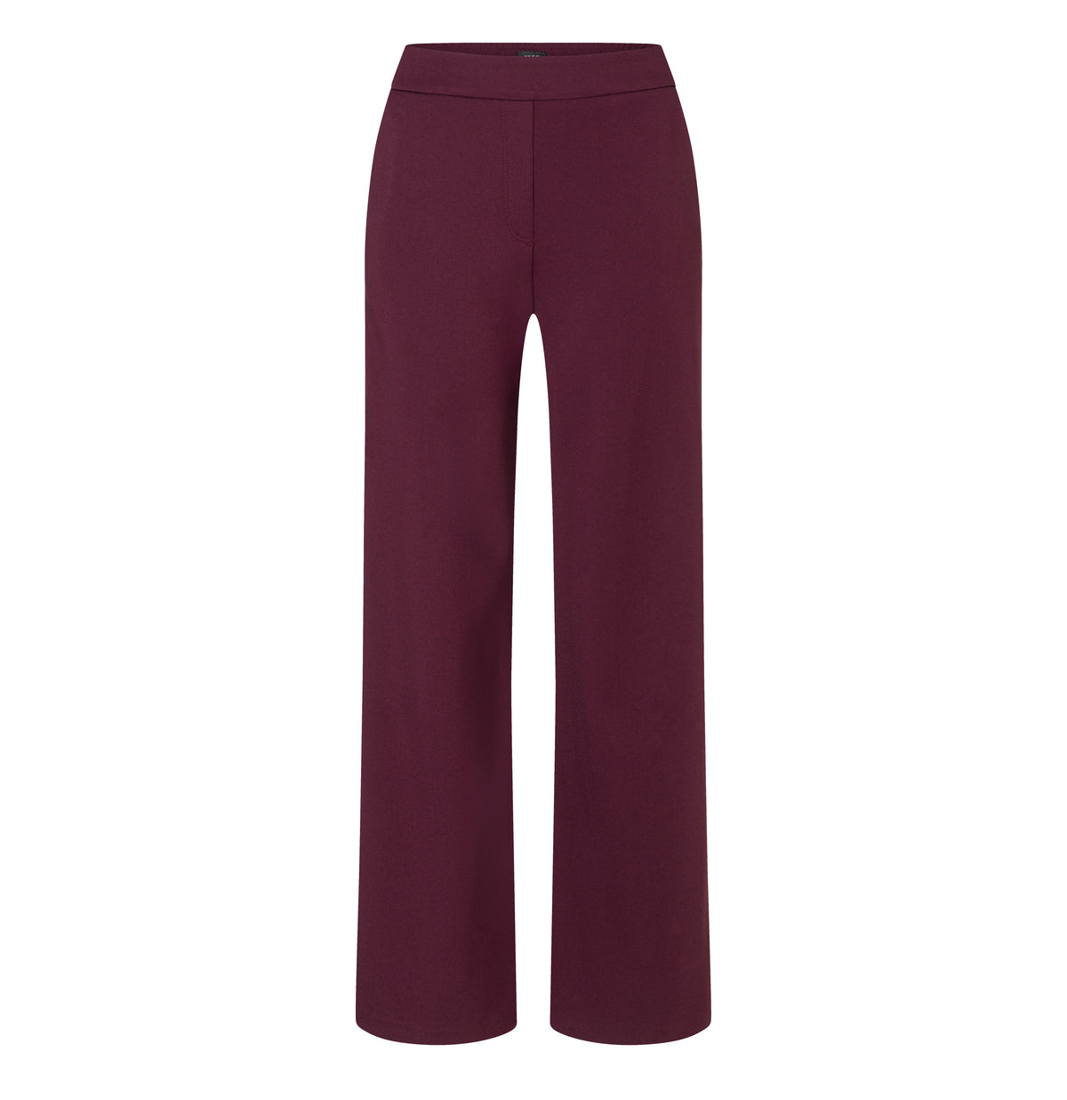 Wide fit made from light jersey. | CHIARA | aubergine | Front view of bust