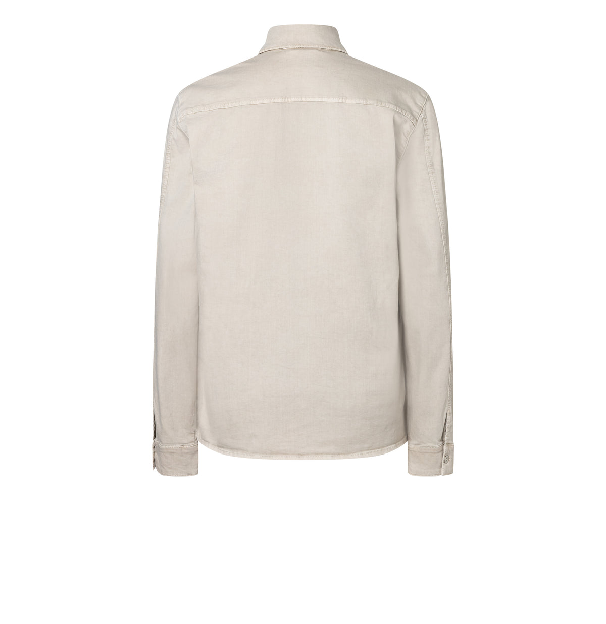 Overshirt made of highly elastic denim. | Overshirt | kitt | Back view of bust