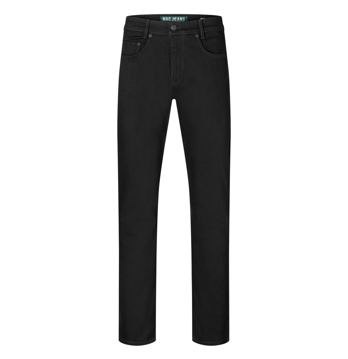 Modern fit with Stay Black technology. | Arne | stay black black | Front view of bust