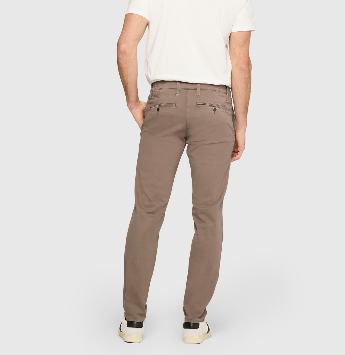 Ultimate driver pants in a chino design. | Driver Pants | new havanna | Back view of model