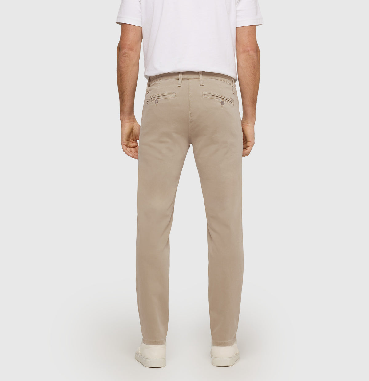 Ultimate driver pants in a chino design. | Driver Pants | dune | Back view of model