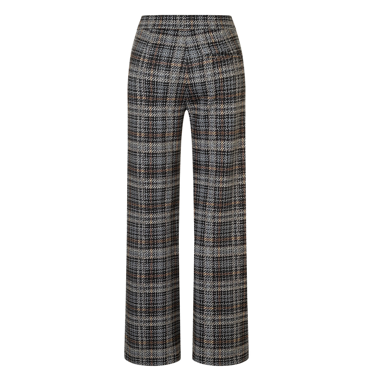  | CHIARA | middle grey check | Back view of bust