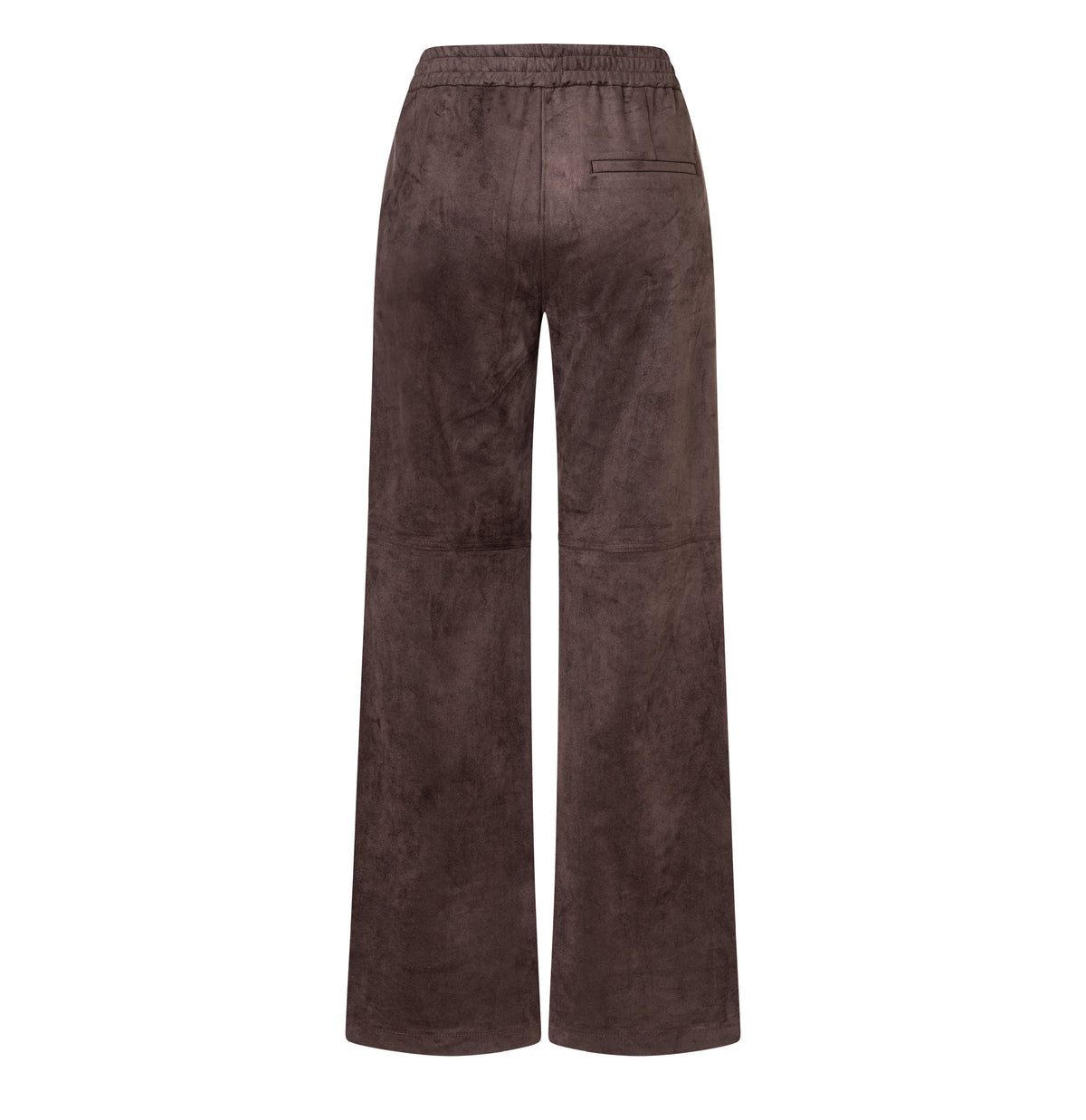 Wide fit with an authentic velour look. | CHIARA | truffle brown | Back view of bust
