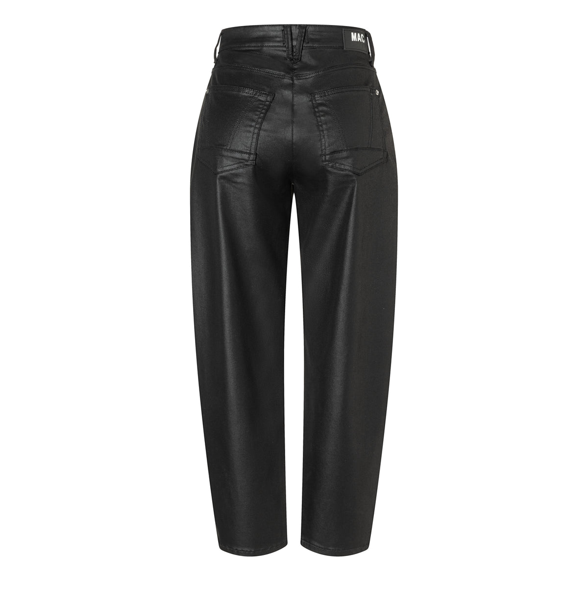 Loose fit with an authentic leather look. | DANNI 2.3 | black | Back view of bust