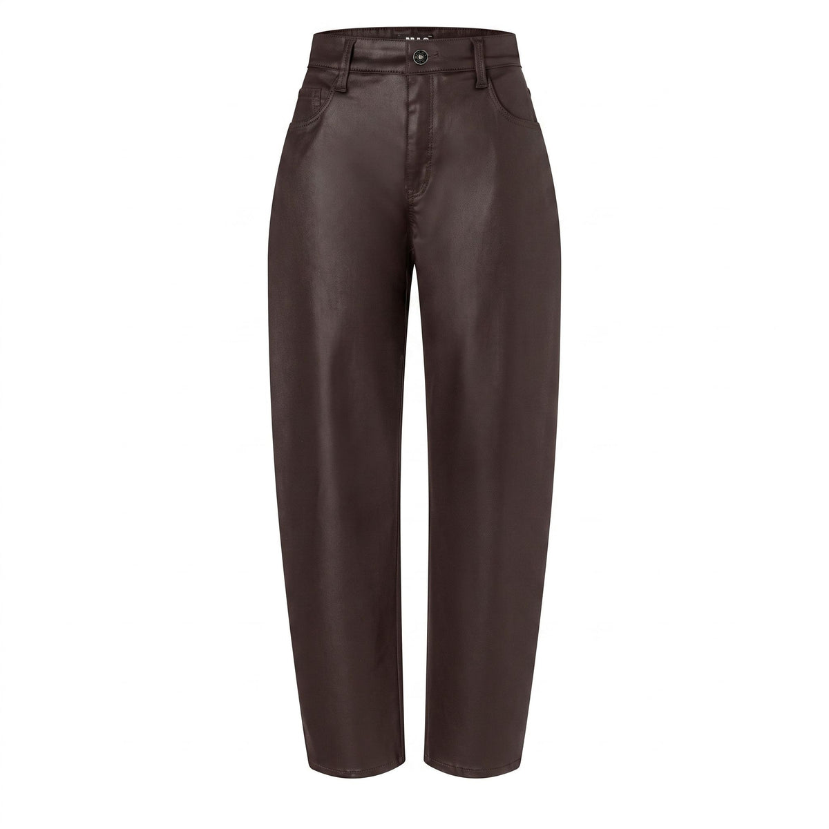 Loose fit with an authentic leather look. | DANNI 2.3 | truffle brown | Front view of bust