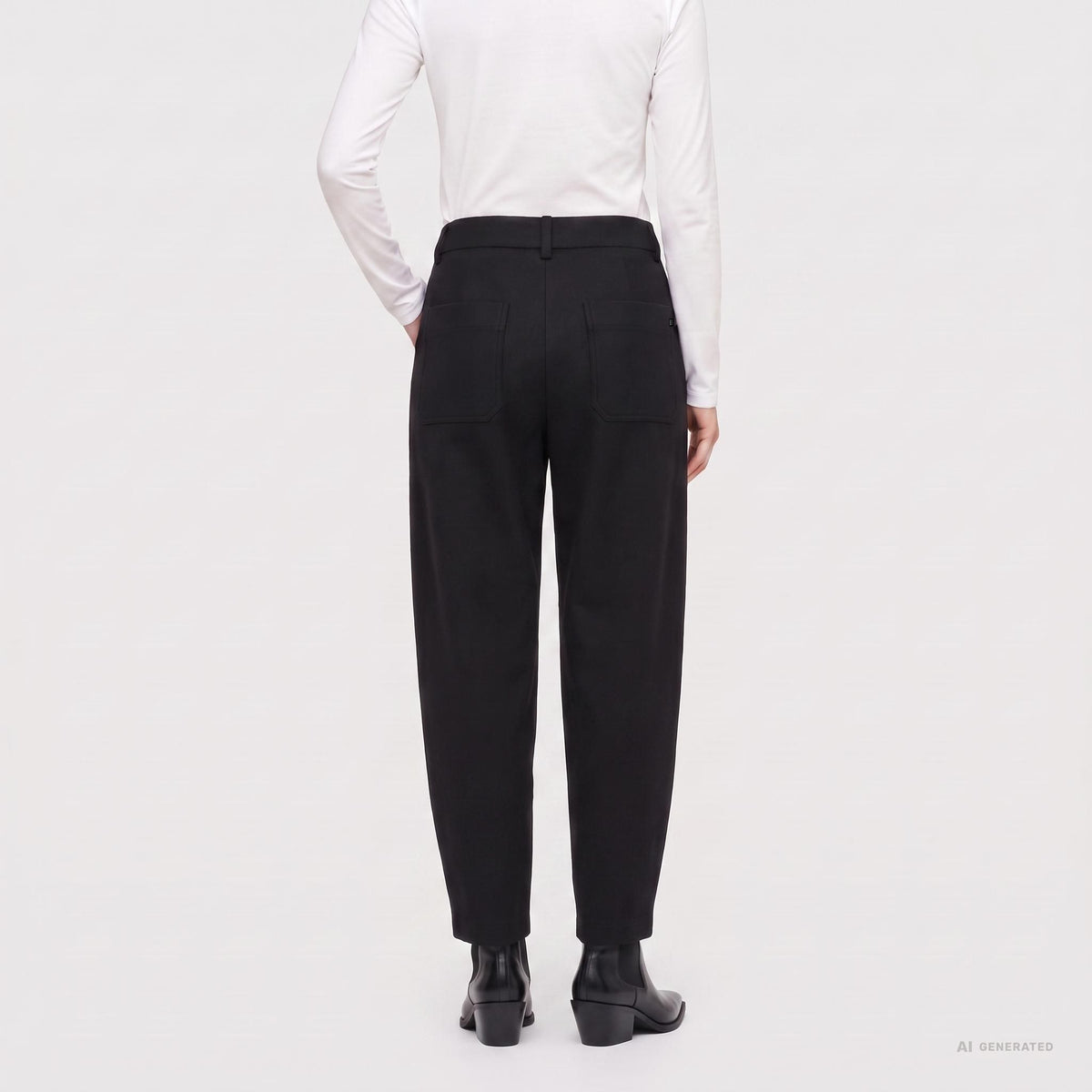 Relaxed fit made from high-tech jersey. | TILDA jump in | black | Back view of model