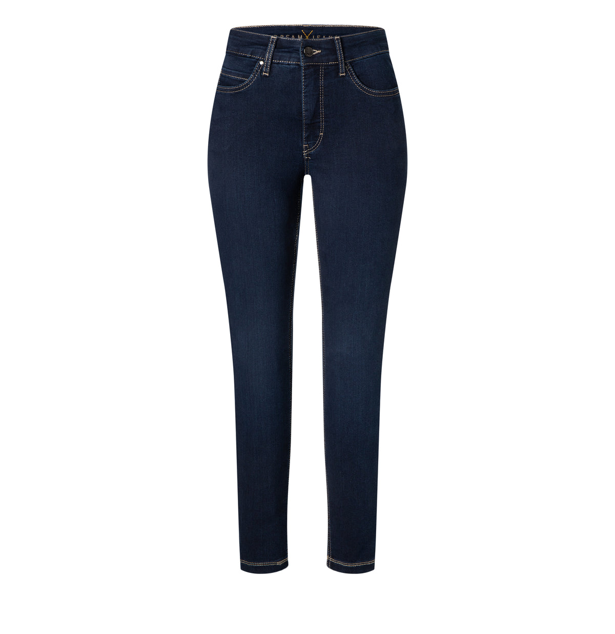 Skinny jeans with shaping effect. | DREAM SKINNY | dark washed | Front view of bust