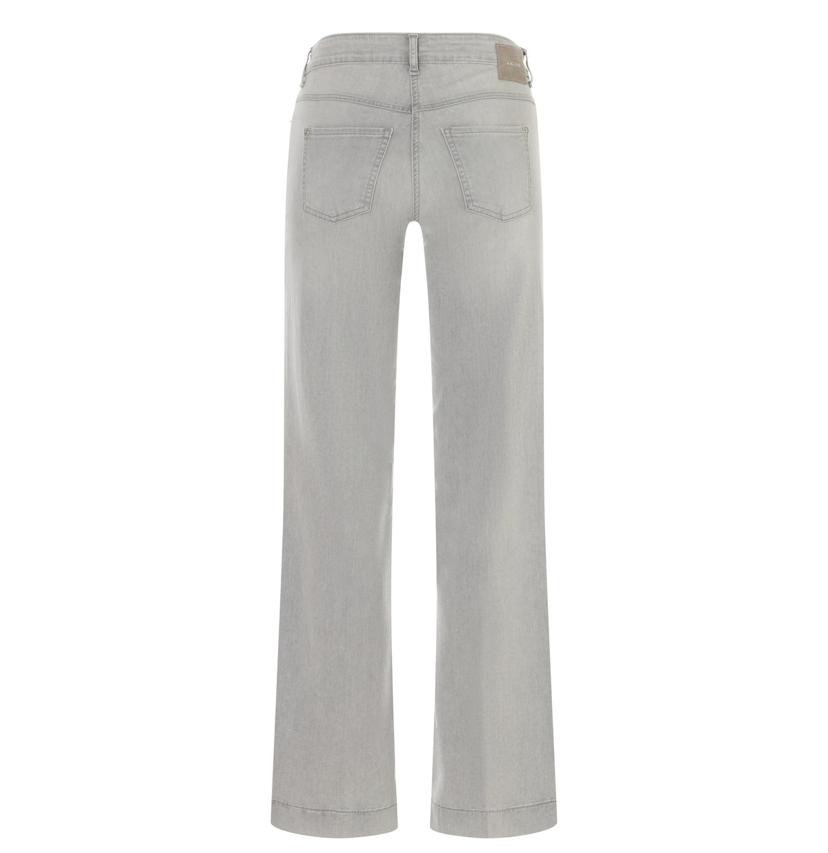 Wide, figure-shaping jeans in a modal blend. | DREAM WIDE | ash grey washed | Back view of bust