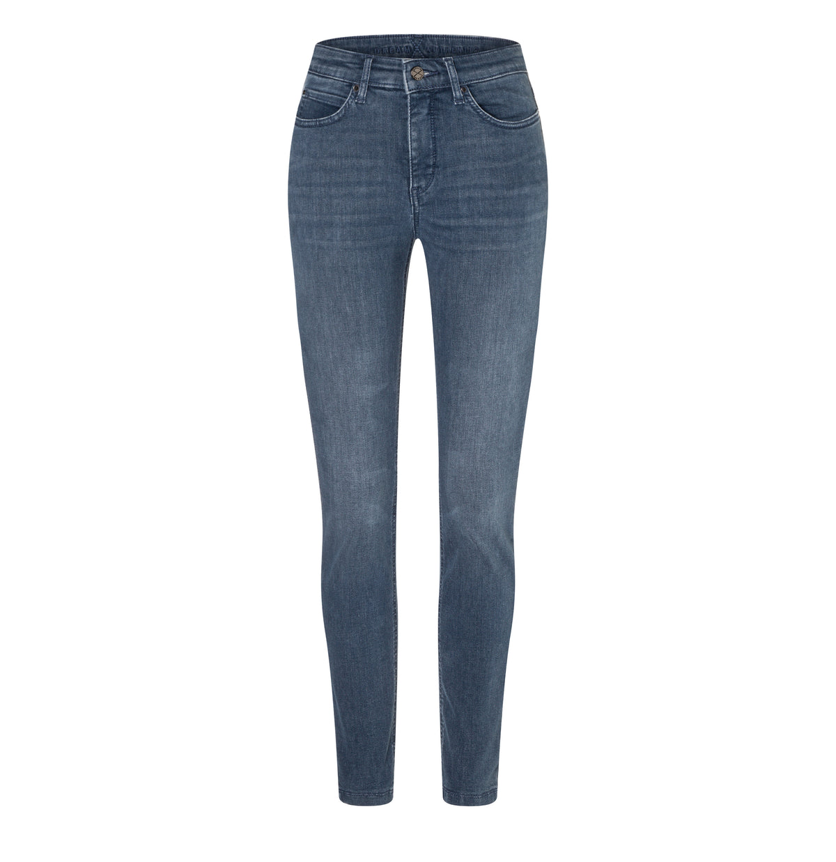  | DREAM SKINNY authentic | basic blue used washed | Front view of bust