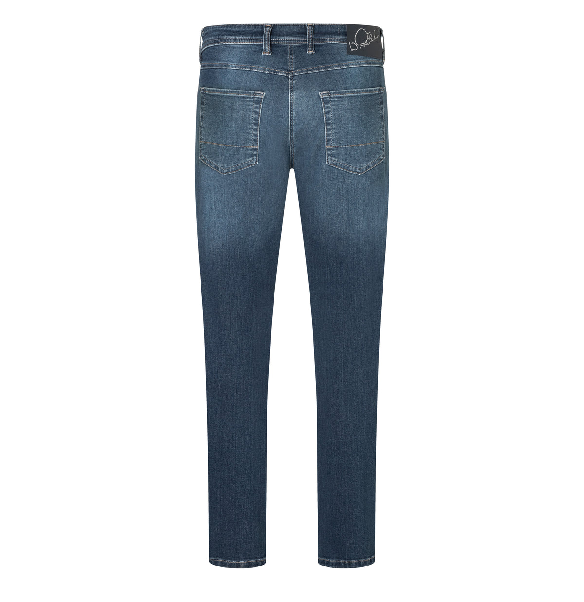 Walter Röhrl Edition | Driver Jeans | dark blue authentic wash | Back view of bust