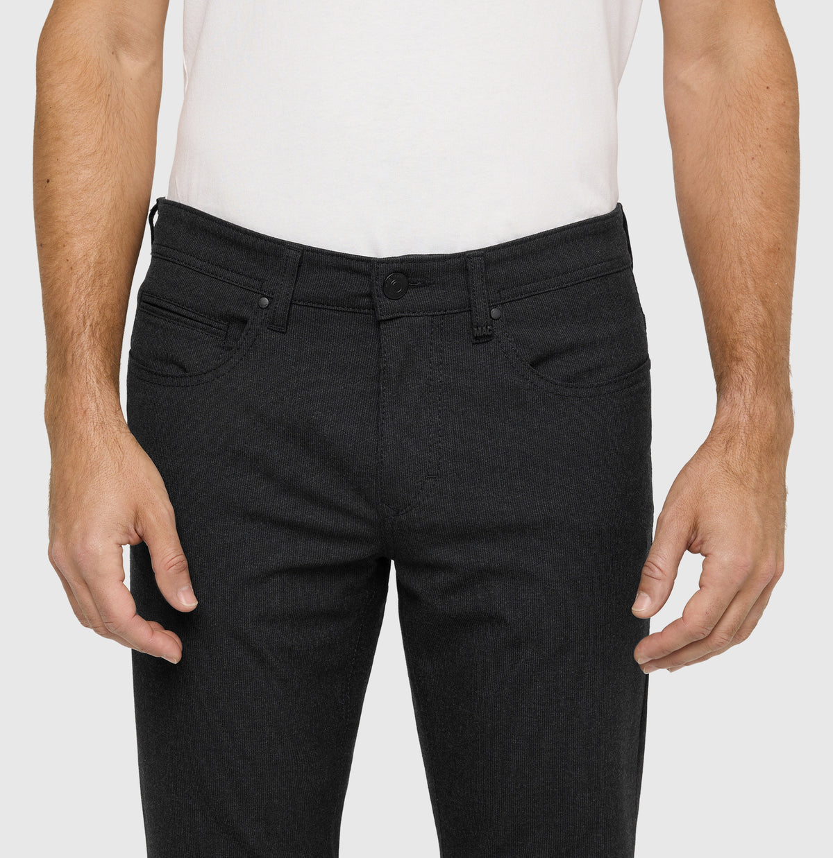 Travel trousers made of bi-stretch material, suitable for the office. | Arne Travel | black | Detailed view 3 of model