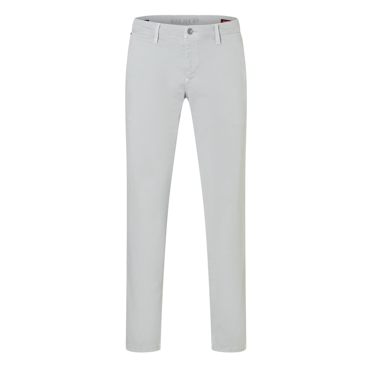 Ultimate driver pants in a chino design. | Driver Pants | silver grey | Front view of bust